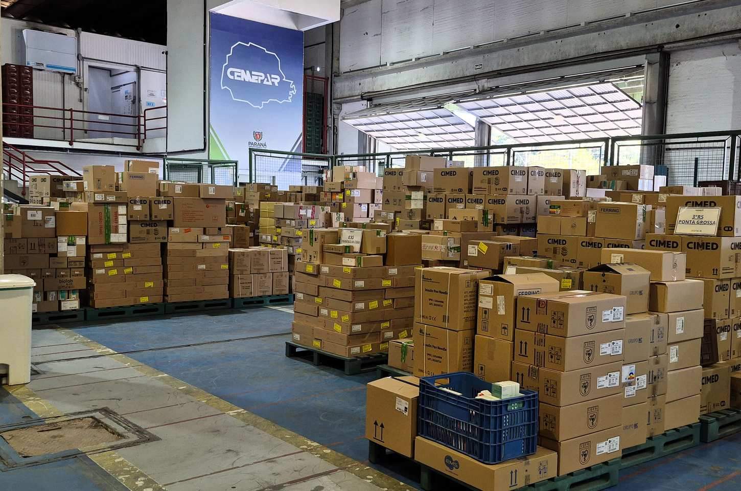 A engrenagem que abastece a saúde pública do Paraná