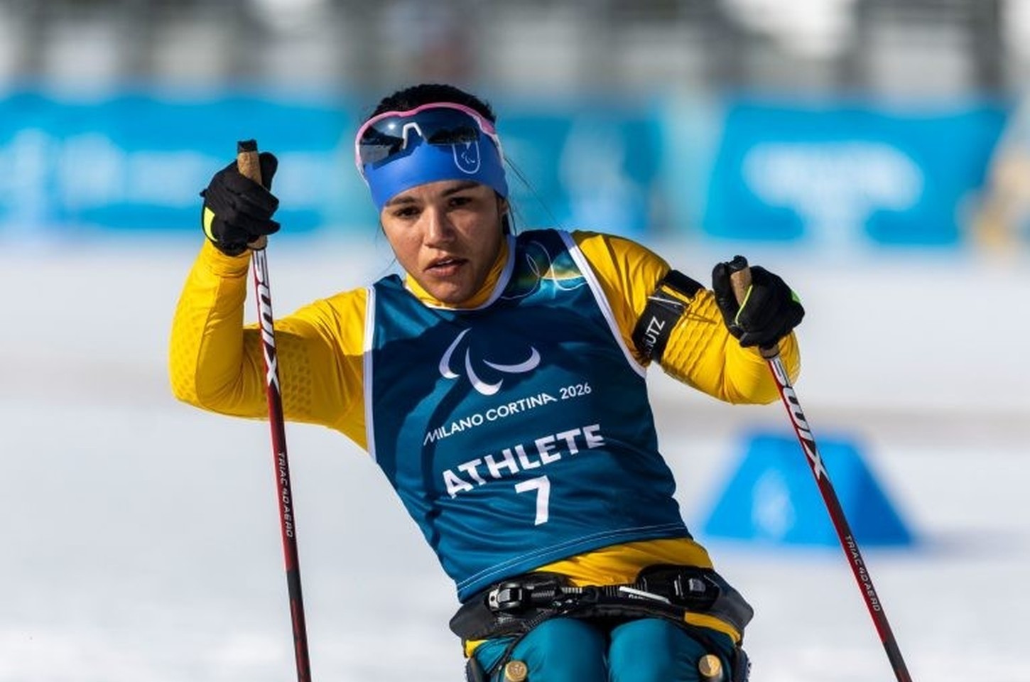 Aline Rocha marca 7º lugar histórico para o Brasil no biatlo paralímpico