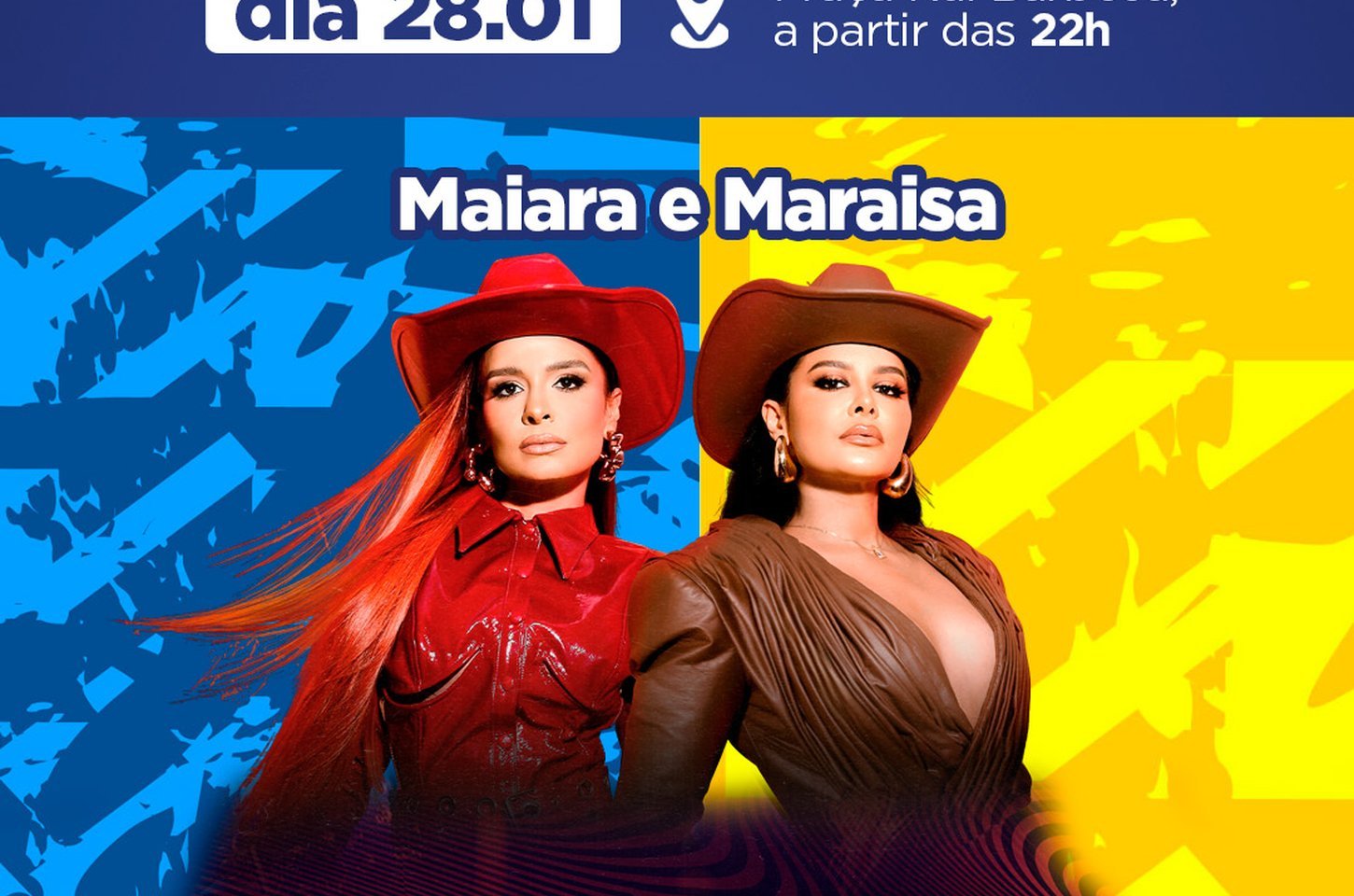 Apucarana celebra 82 anos com show de Maiara & Maraísa na Praça Rui Barbosa