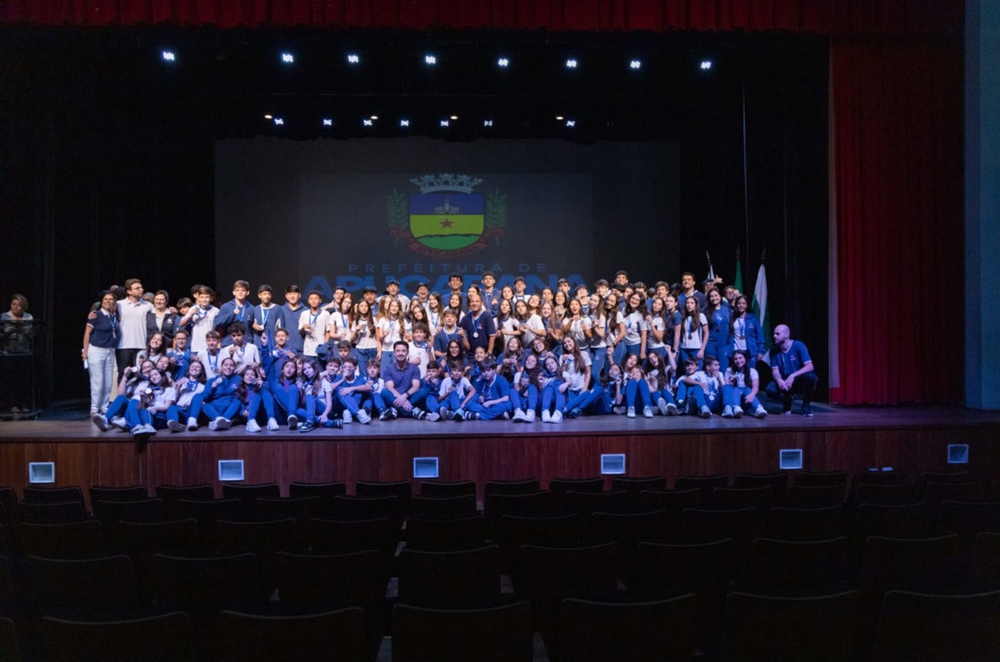 Apucarana premia estudantes na fase municipal dos 72º Jogos Escolares do Paraná
