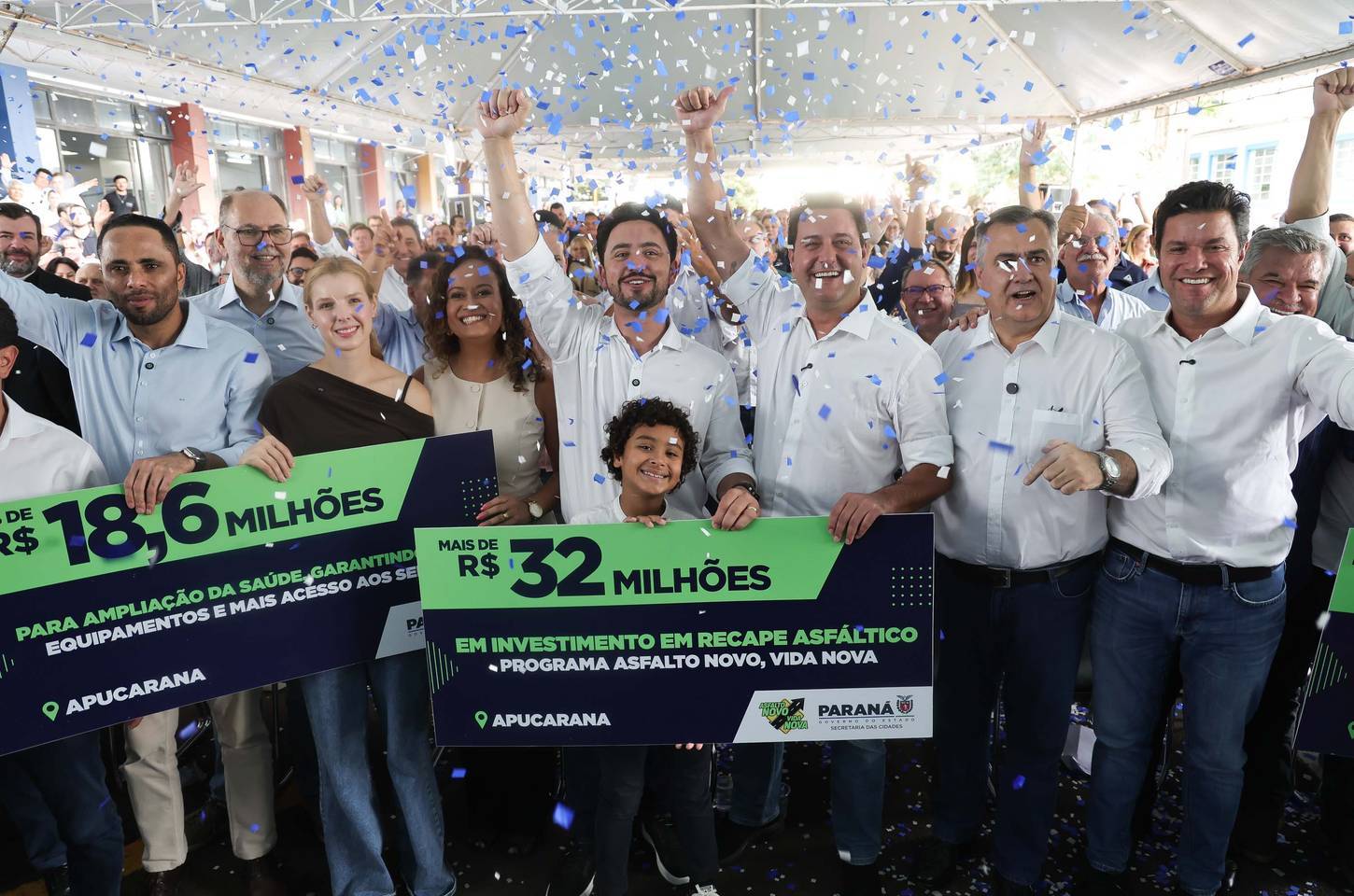 Apucarana recebe mais de R$ 1 bilhão em investimentos do Governo do Paraná