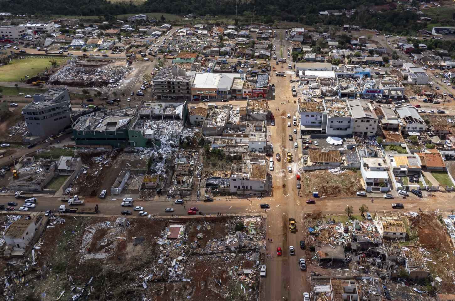 Aulas seguem suspensas em Rio Bonito do Iguaçu após tornado