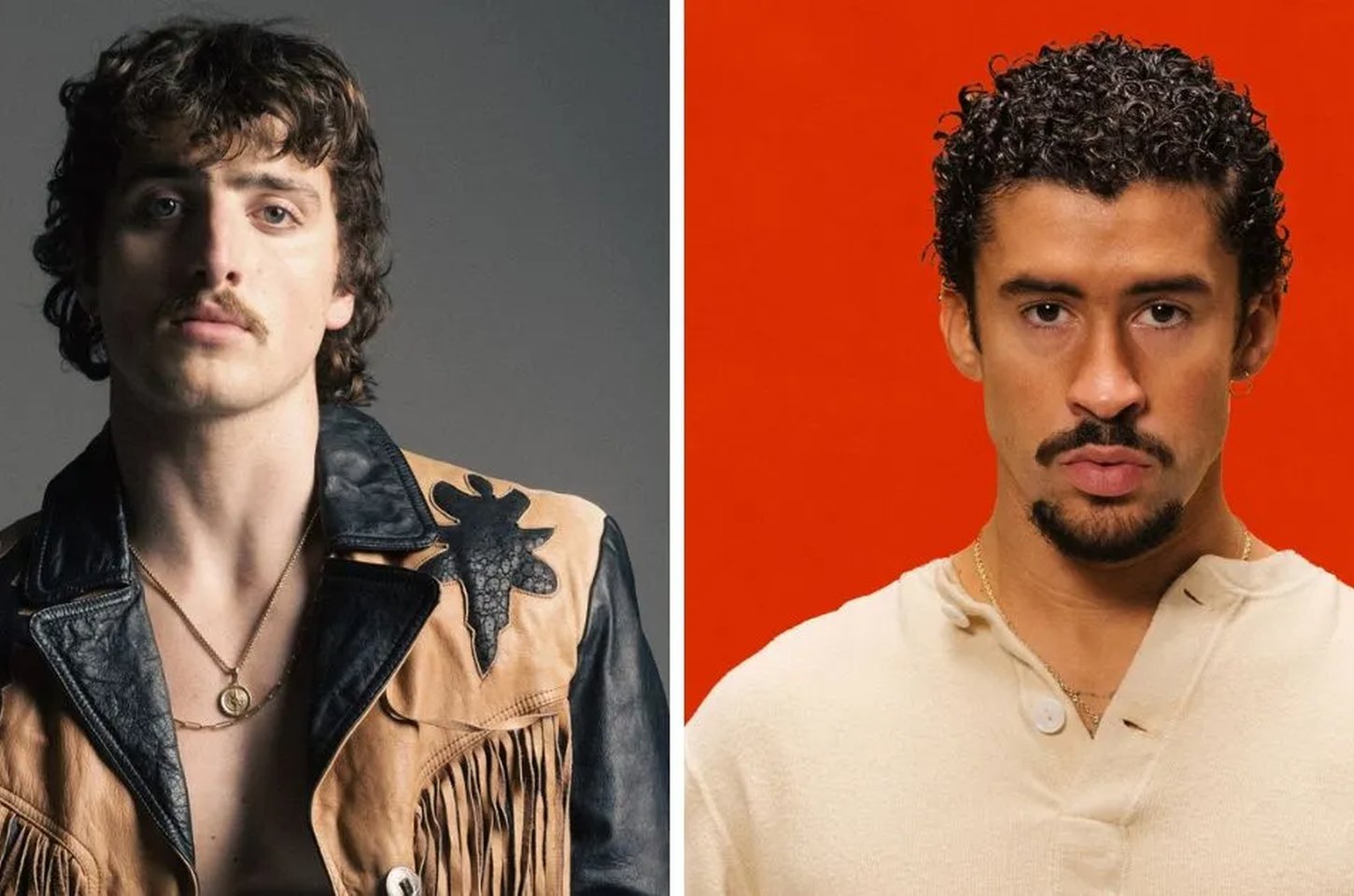 Benson Boone grava comercial do Super Bowl e defende Bad Bunny