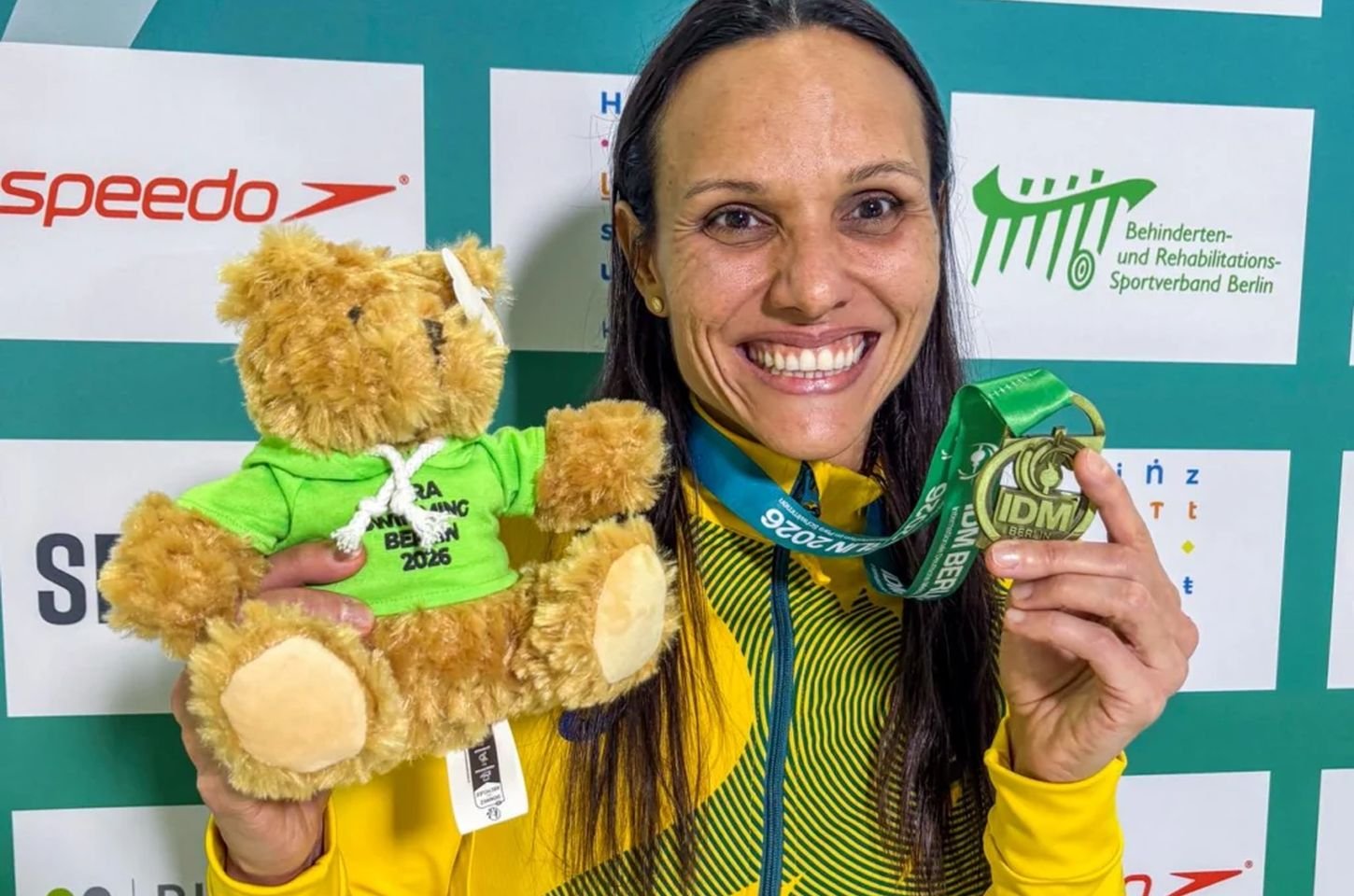 Brasil conquista 37 medalhas no Campeonato Alemão de natação paralímpica