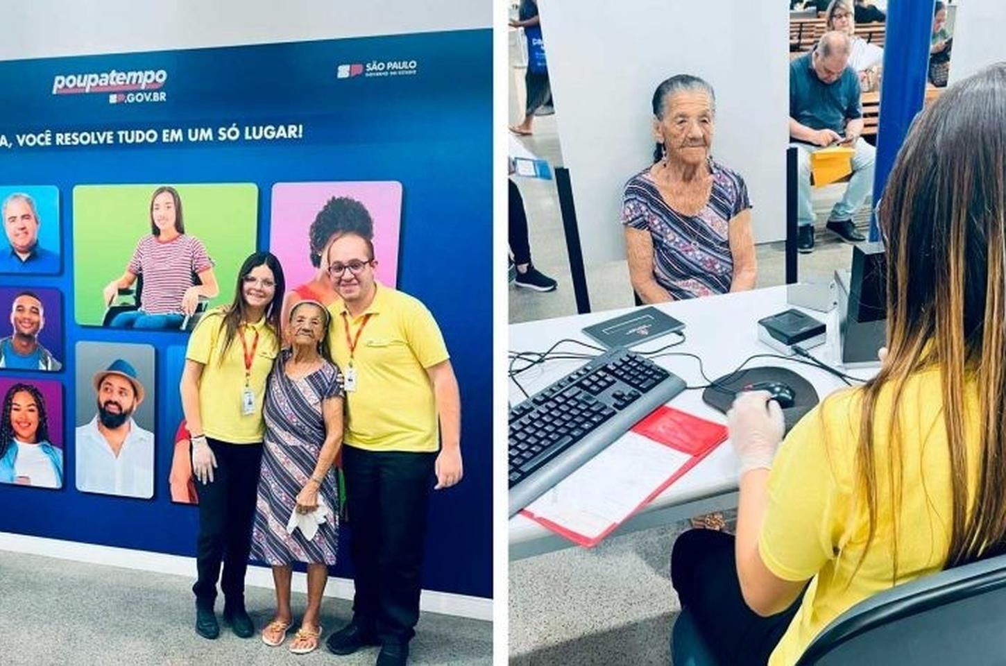 Centenária de 104 anos renova identidade nacional em Suzano