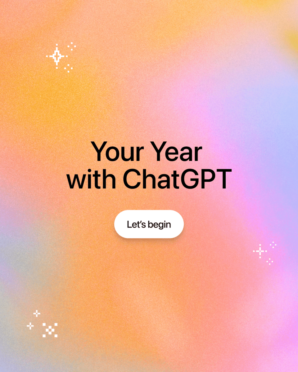 ChatGPT lança retrospectiva anual inspirada no Spotify Wrapped