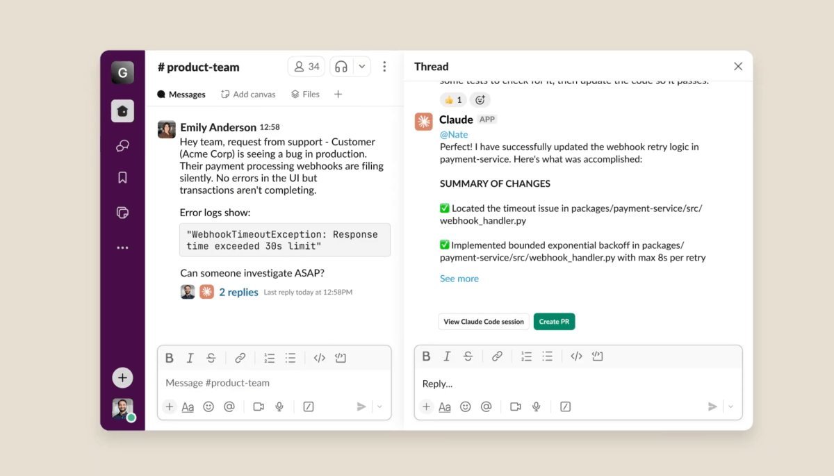 Claude Code no Slack: A revolução dos assistentes de IA no fluxo de trabalho