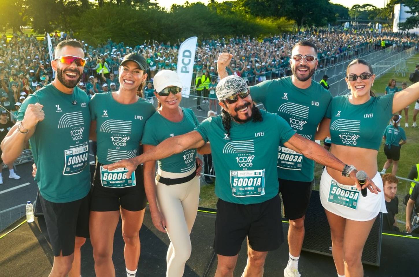 Corrida 100% Você estreia no Rio com quase 15 mil participantes e show de Bell Marques