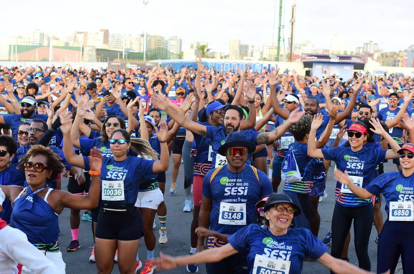 Corrida do Sesi no Dia do Trabalhador reúne 60 mil em 36 cidades
