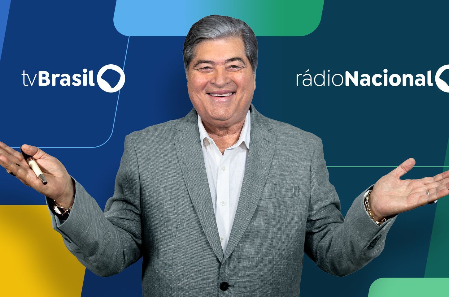 Datena estreia programa de entrevistas na TV Brasil na próxima terça