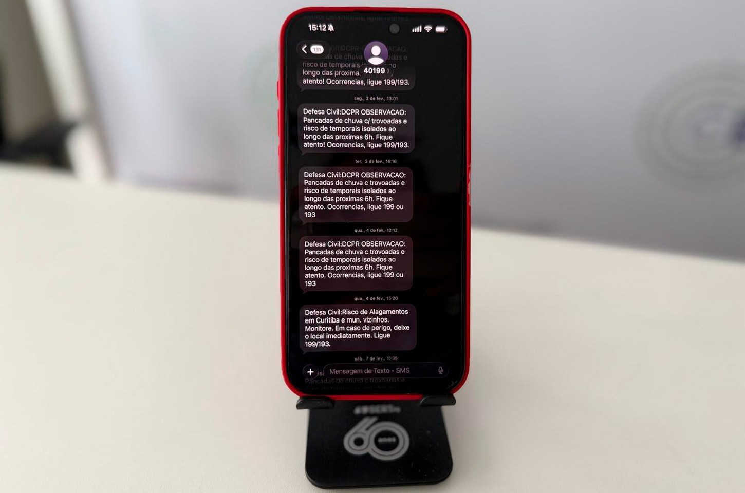 Defesa Civil do Paraná usa tecnologia para alertar população sobre riscos climáticos