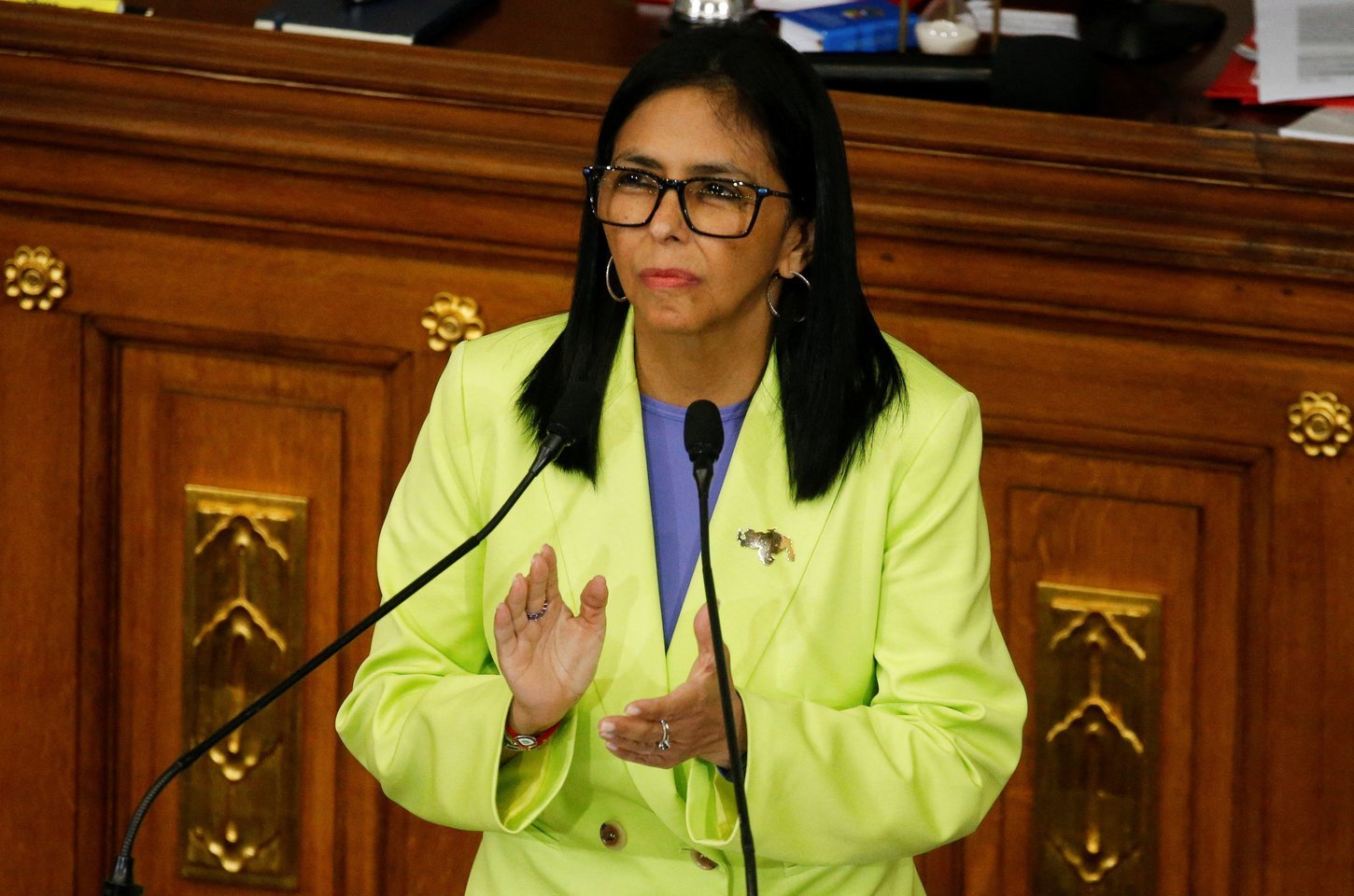 Delcy Rodriguez rejeita ordens dos EUA sobre política venezuelana