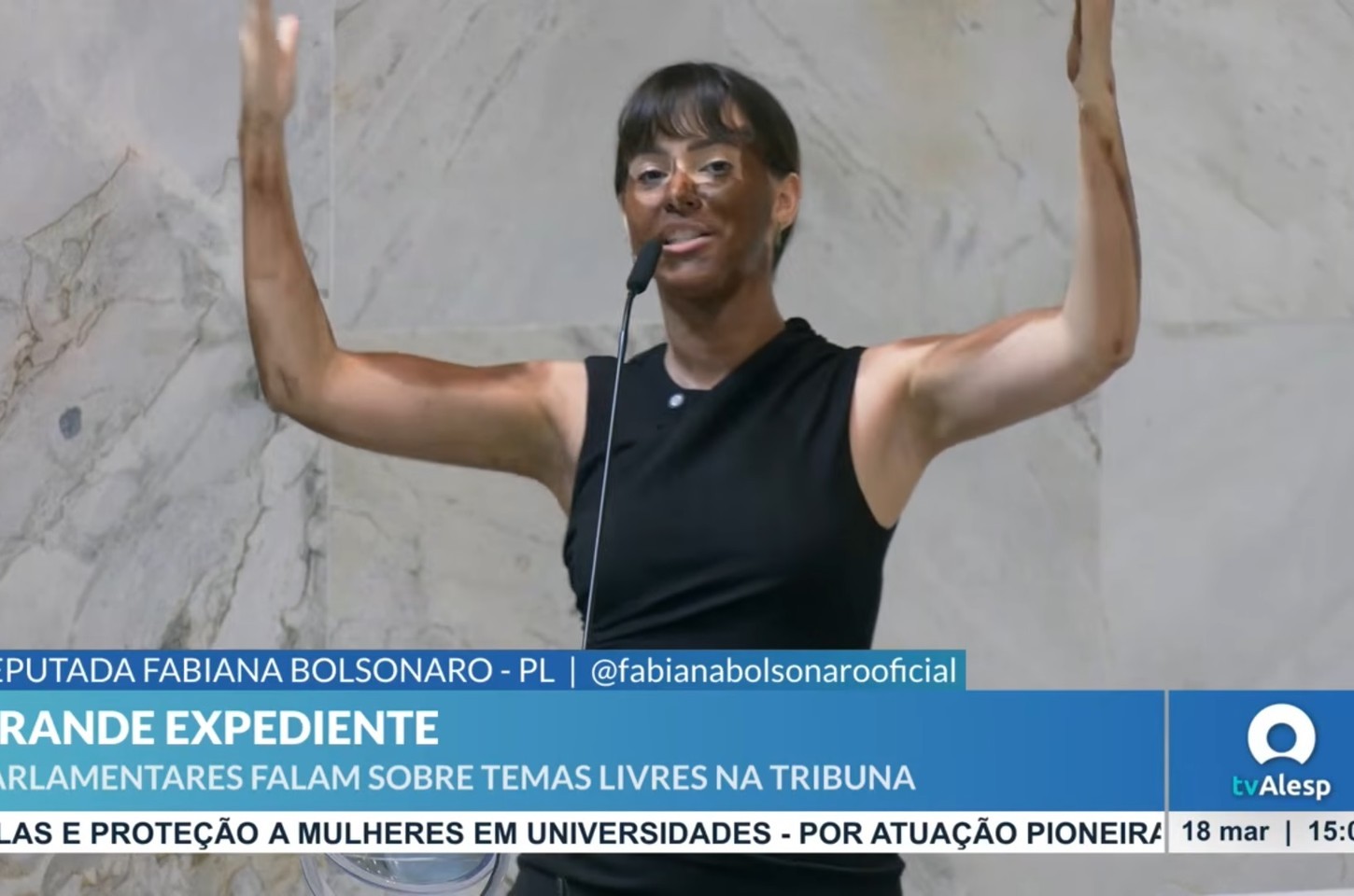 Deputada Fabiana Bolsonaro é alvo de processo por racismo e transfobia