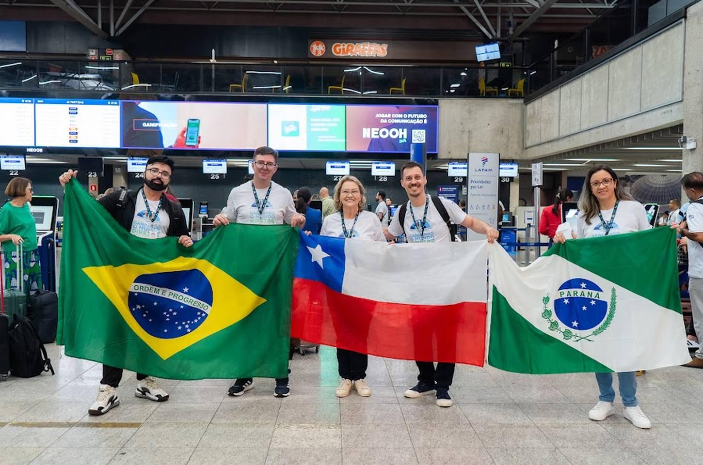 Diretores do Paraná embarcam para intercâmbio educacional no Chile