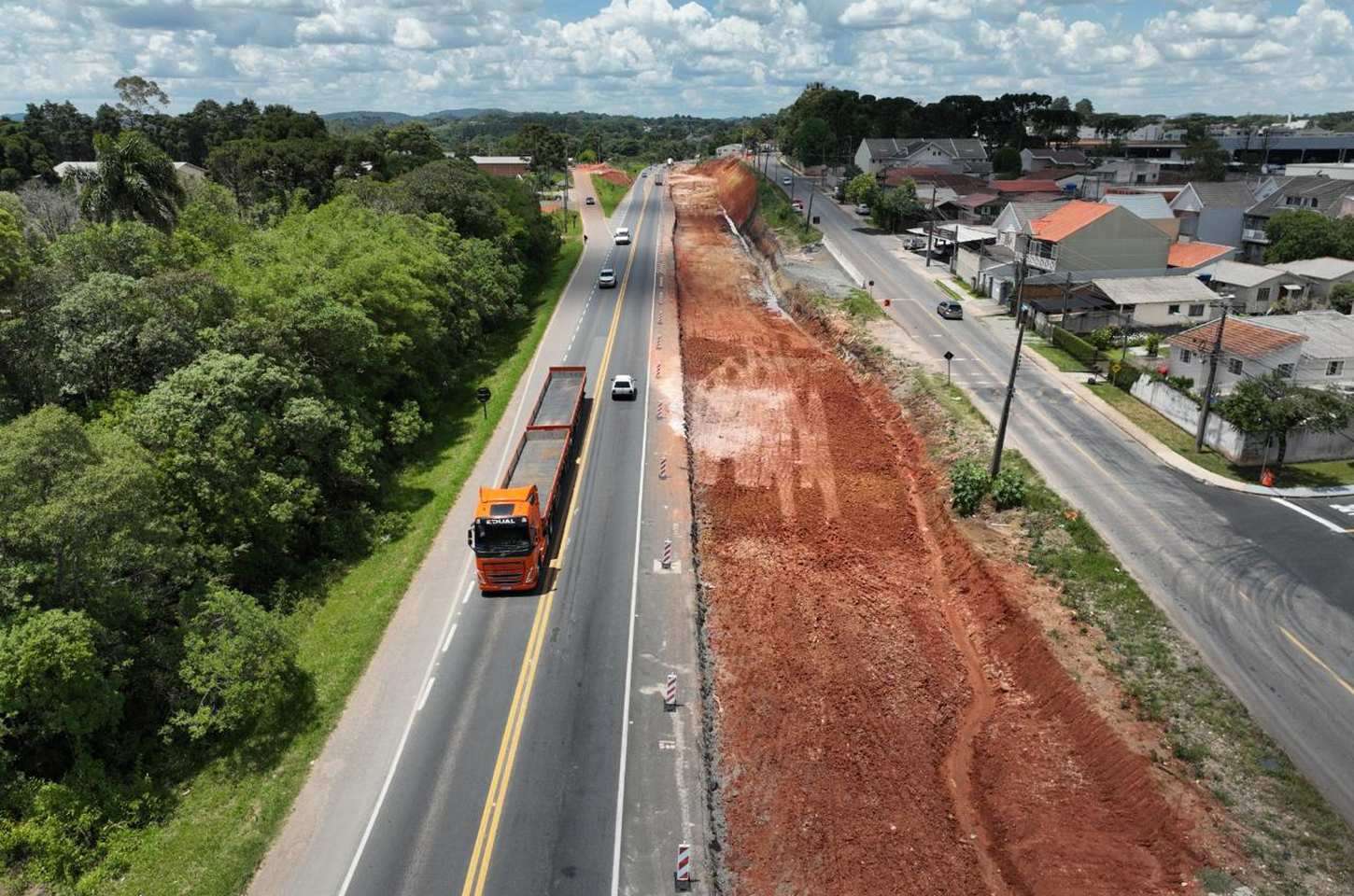 Duplicação do Contorno Norte de Curitiba atinge 25% das obras