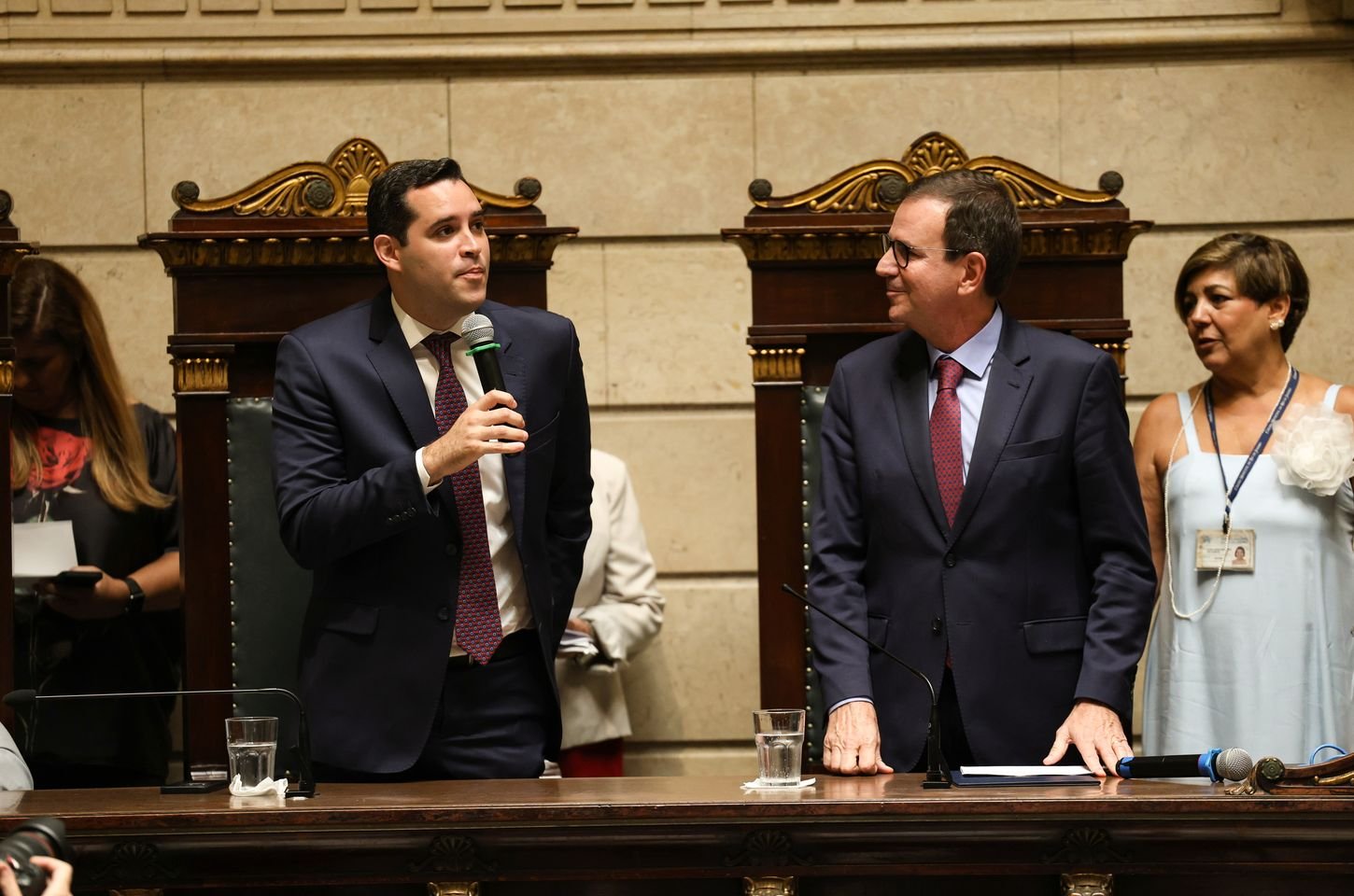 Eduardo Cavaliere toma posse como novo prefeito do Rio de Janeiro