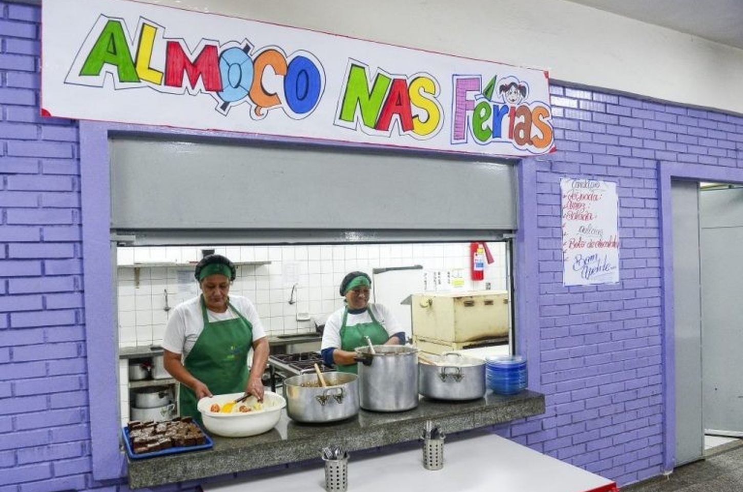 Escolas estaduais de SP oferecem almoço nas férias de janeiro