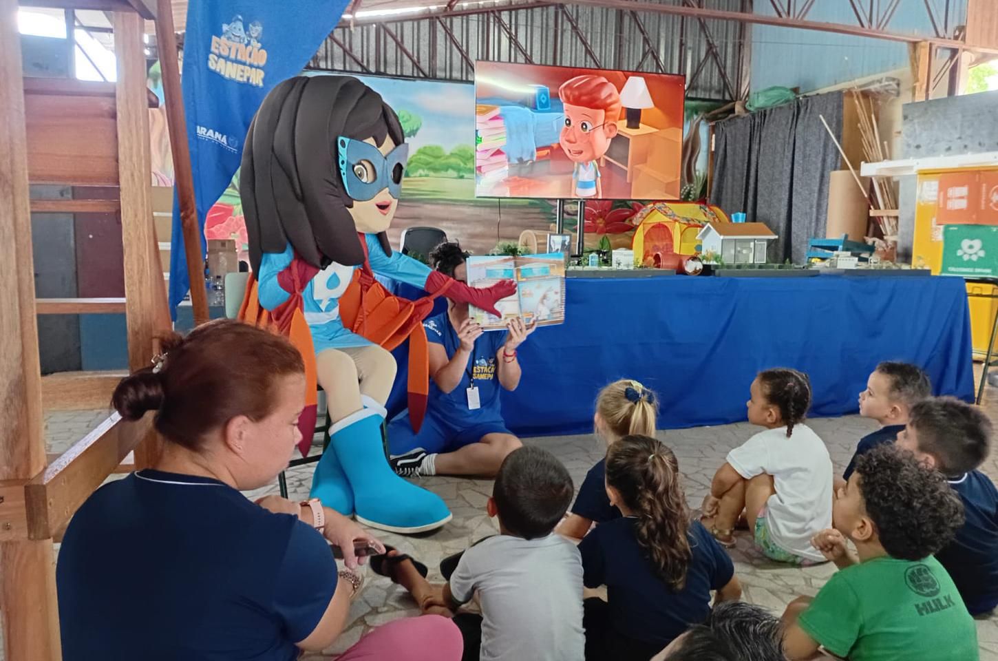 Estação Sanepar leva educação ambiental para escolas do Paraná