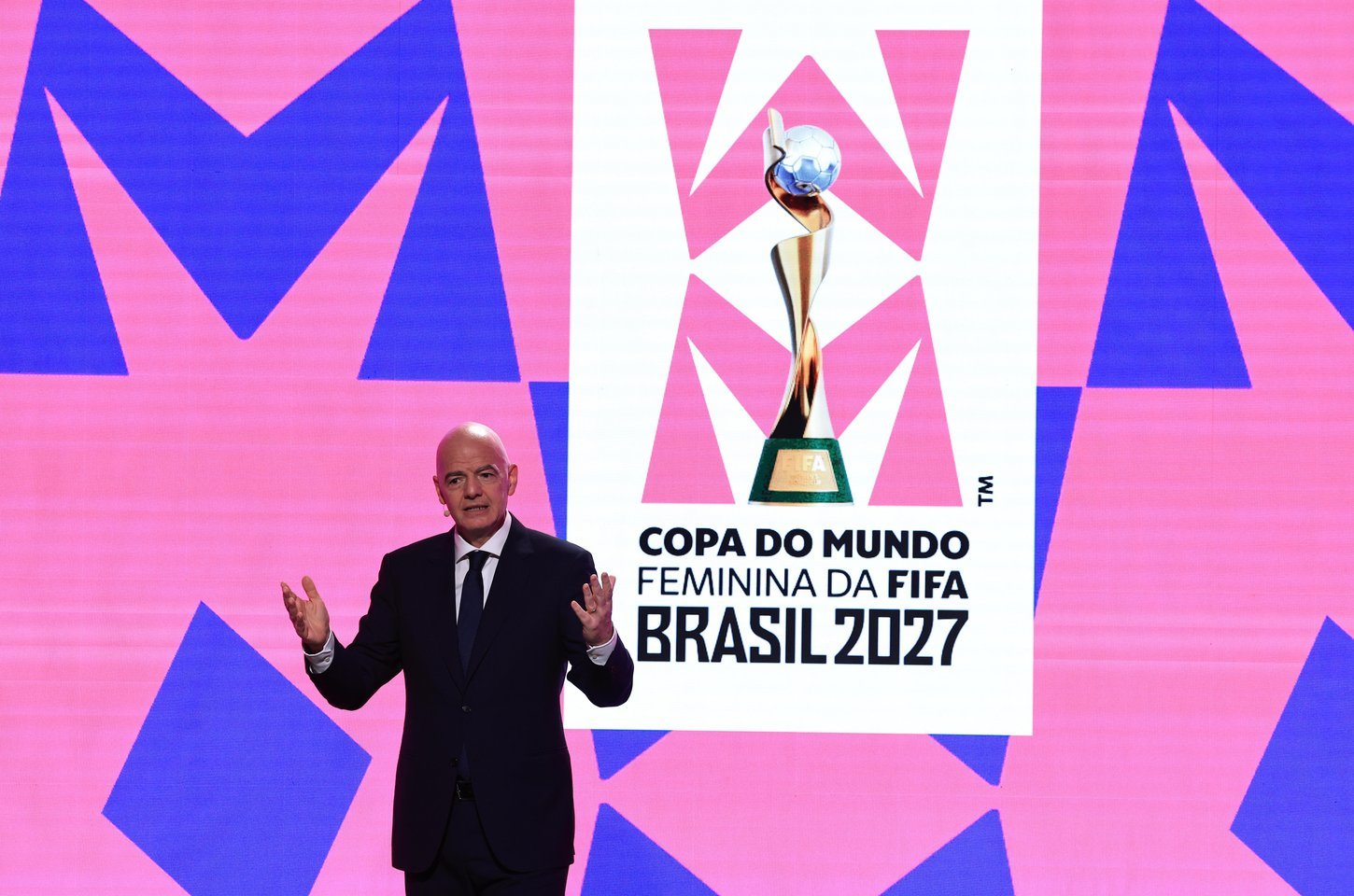 Fifa revela marca e slogan da Copa do Mundo Feminina 2027 no Brasil