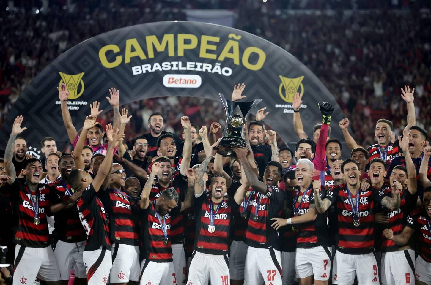 Flamengo lidera ranking da CBF pelo sexto ano seguido