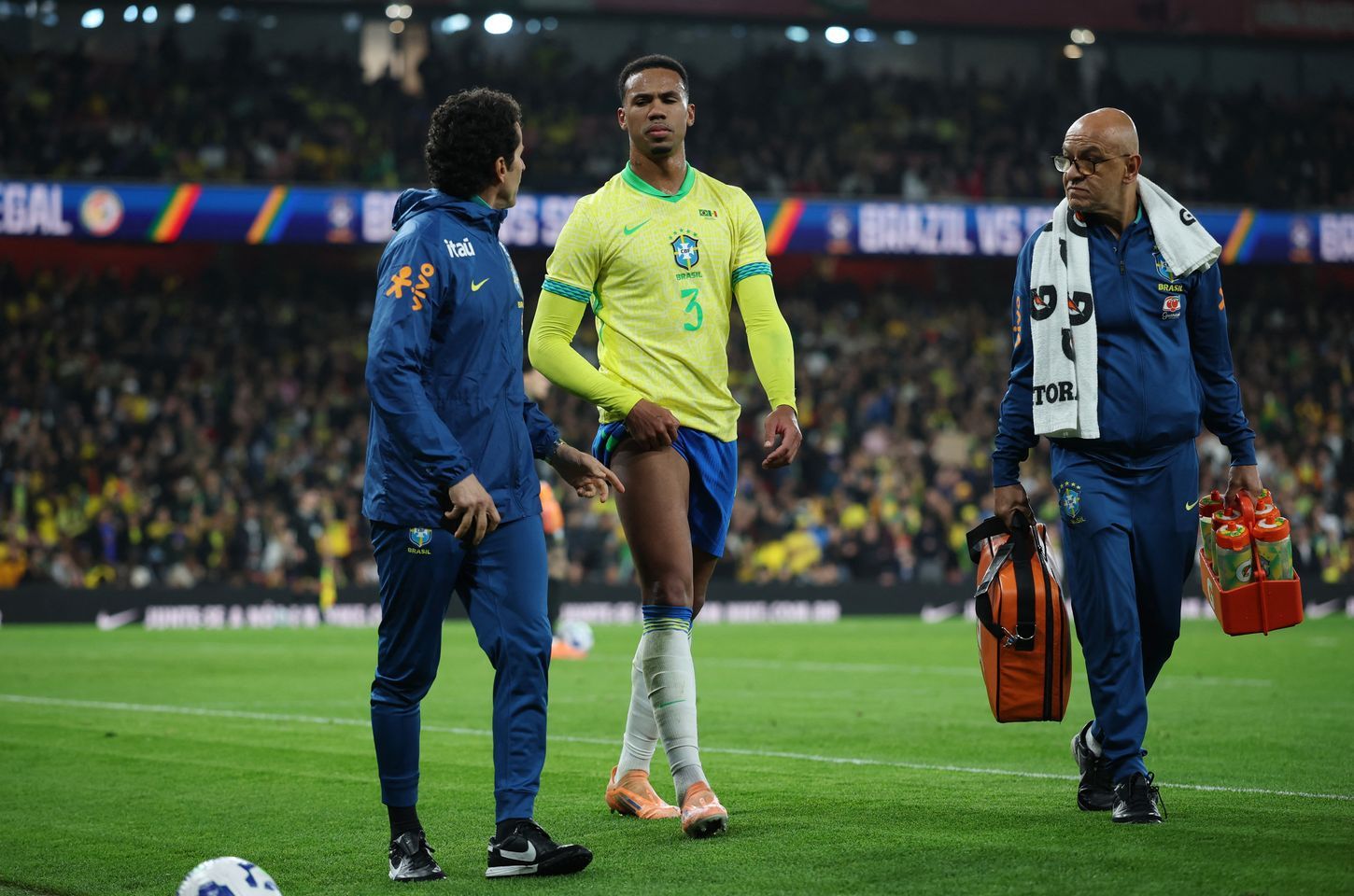 Gabriel Magalhães é cortado da seleção brasileira por lesão