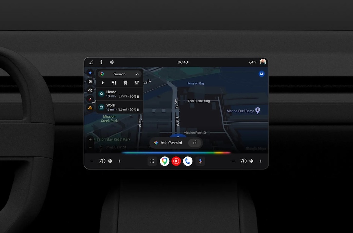 Google Gemini chega aos carros com Android embutido a partir desta quinta-feira