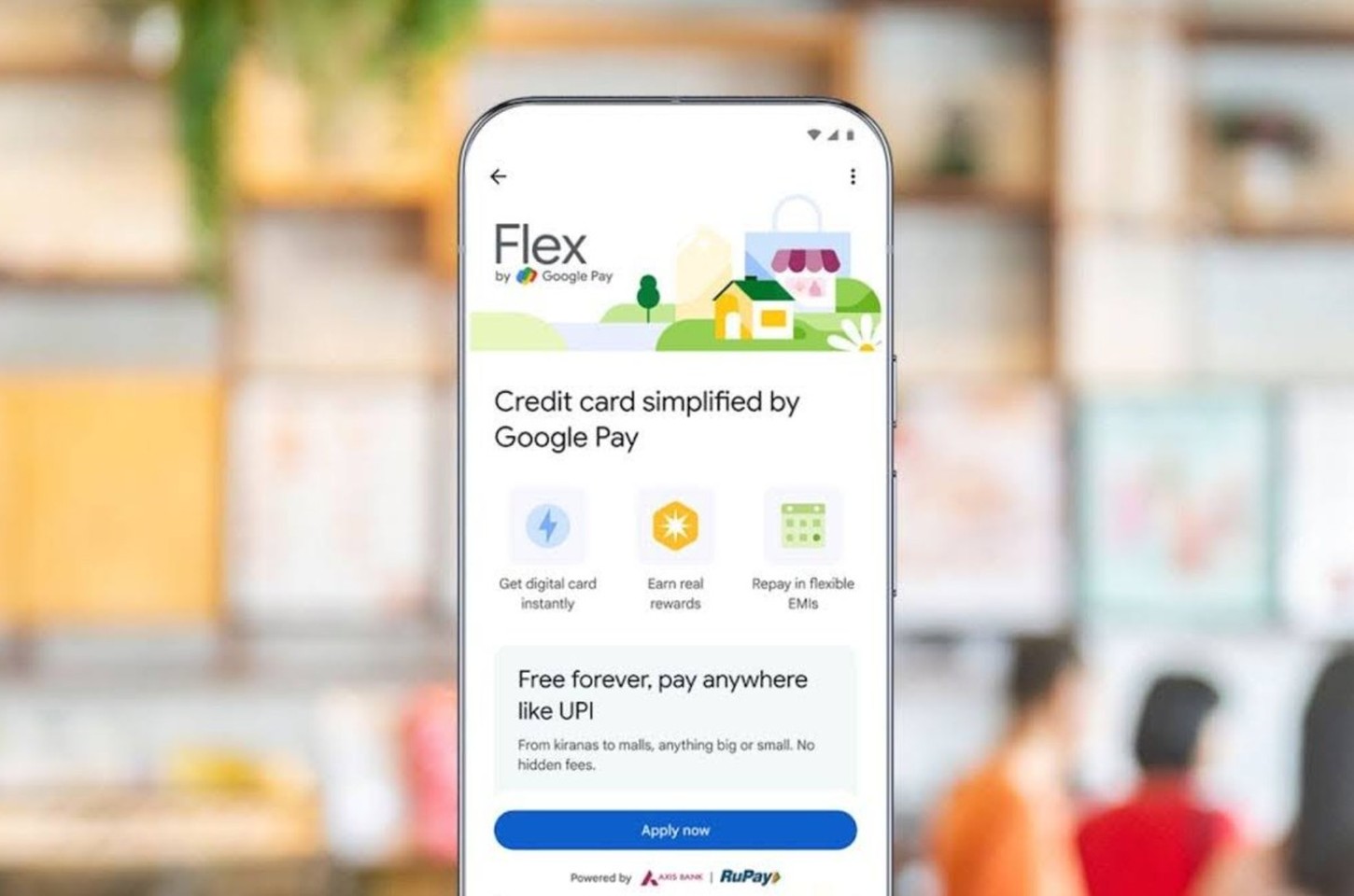 Google lança cartão de crédito UPI na Índia para expandir crédito digital