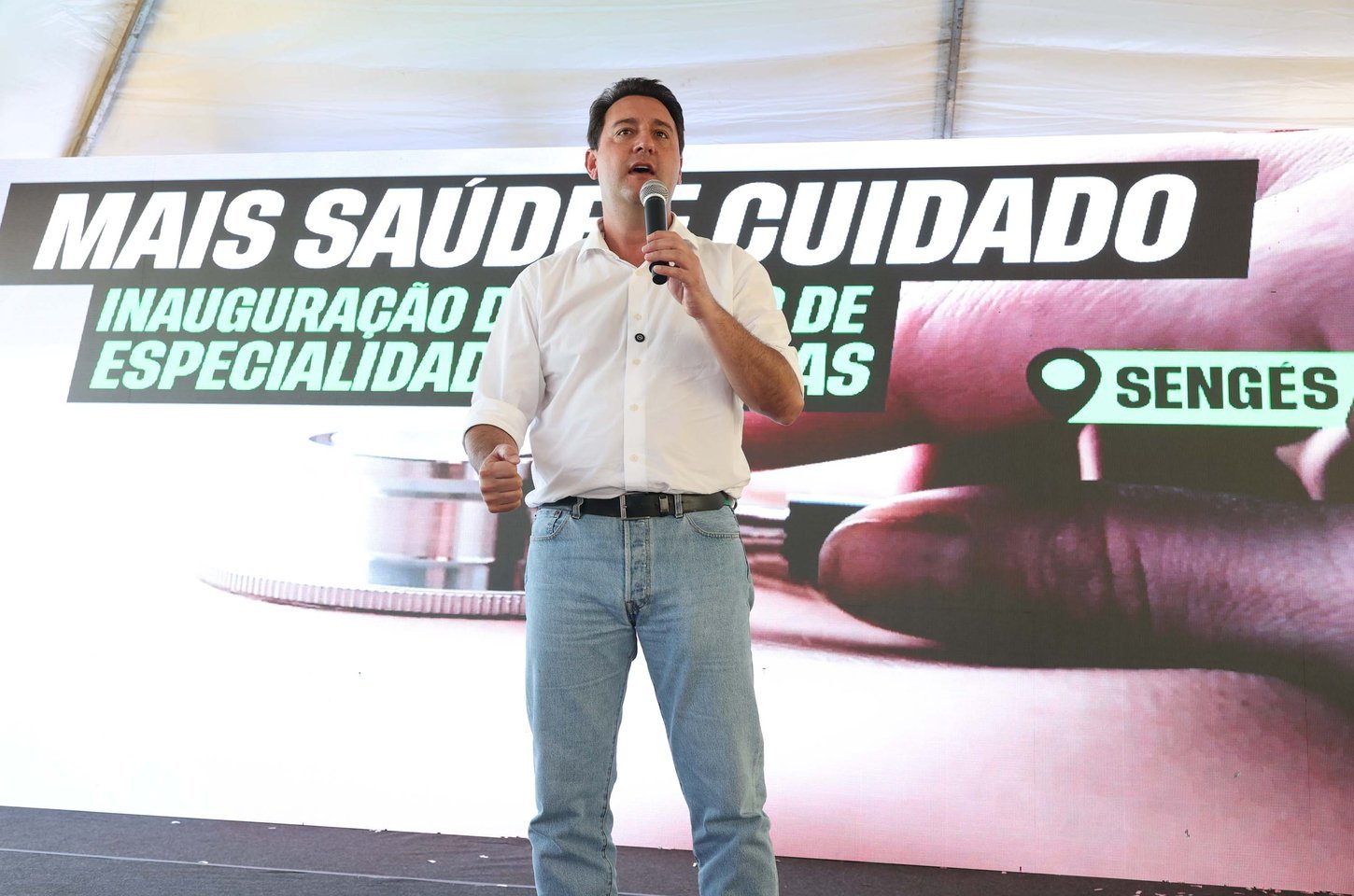 Governador anuncia R$ 58 milhões em obras para Sengés, nos Campos Gerais