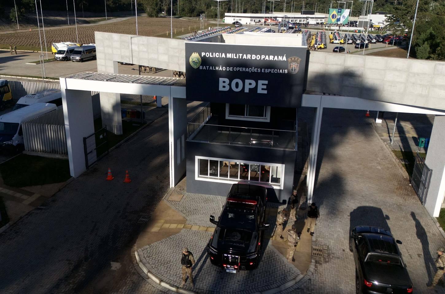 Governador Ratinho Junior entrega nova sede do BOPE em São José dos Pinhais