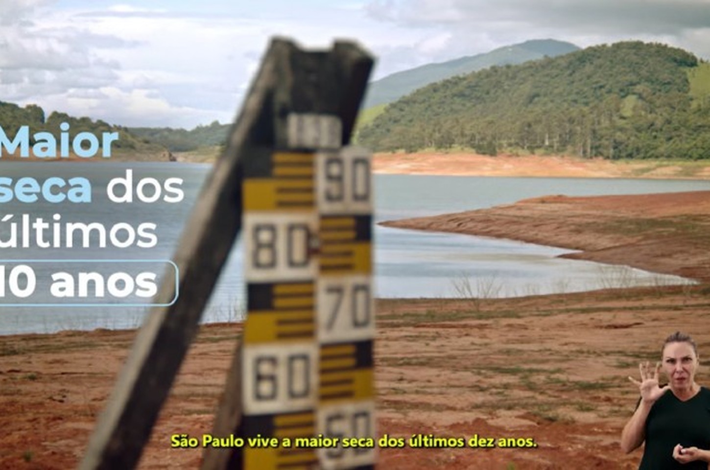 Governo de SP lança campanha para economia de água durante seca histórica