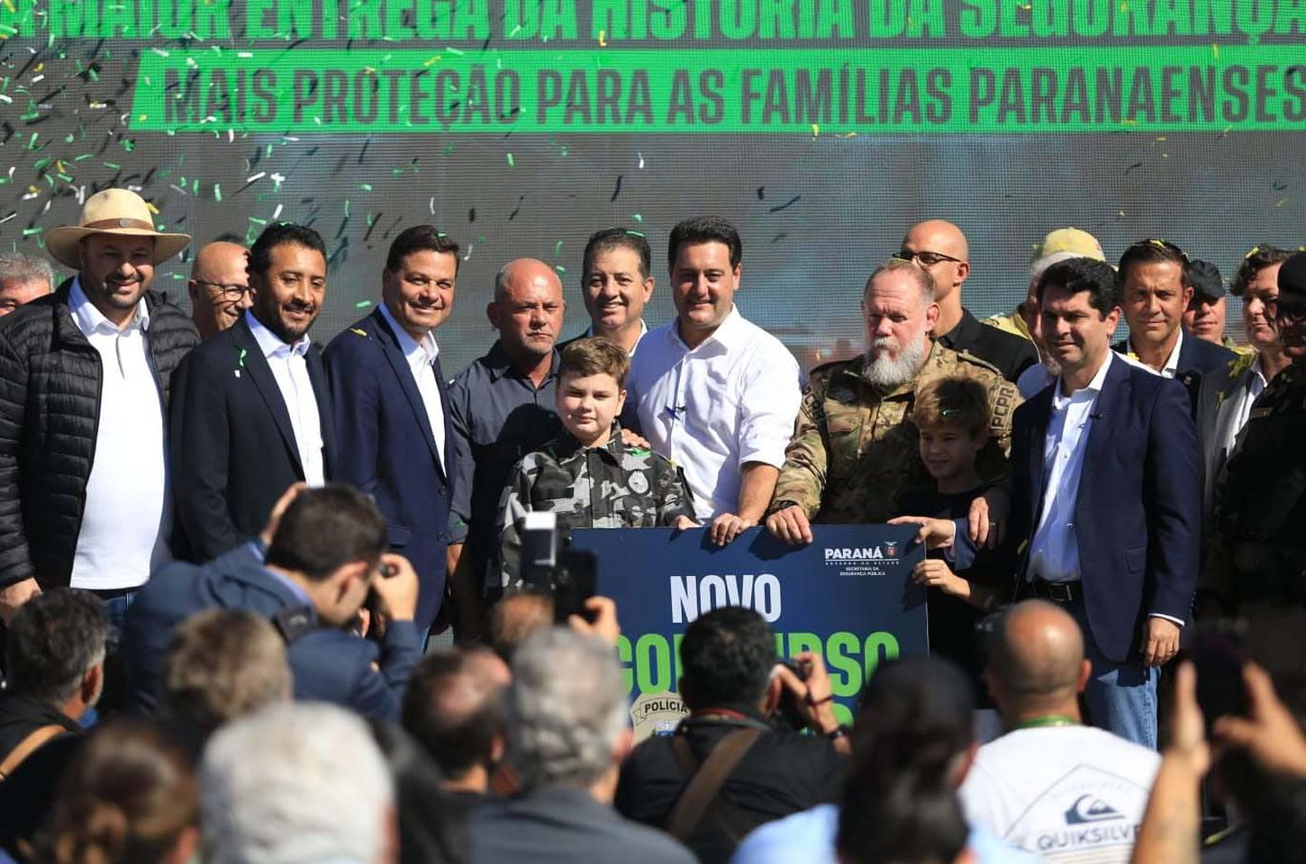 Governo do Paraná anuncia maior pacote da história para segurança pública