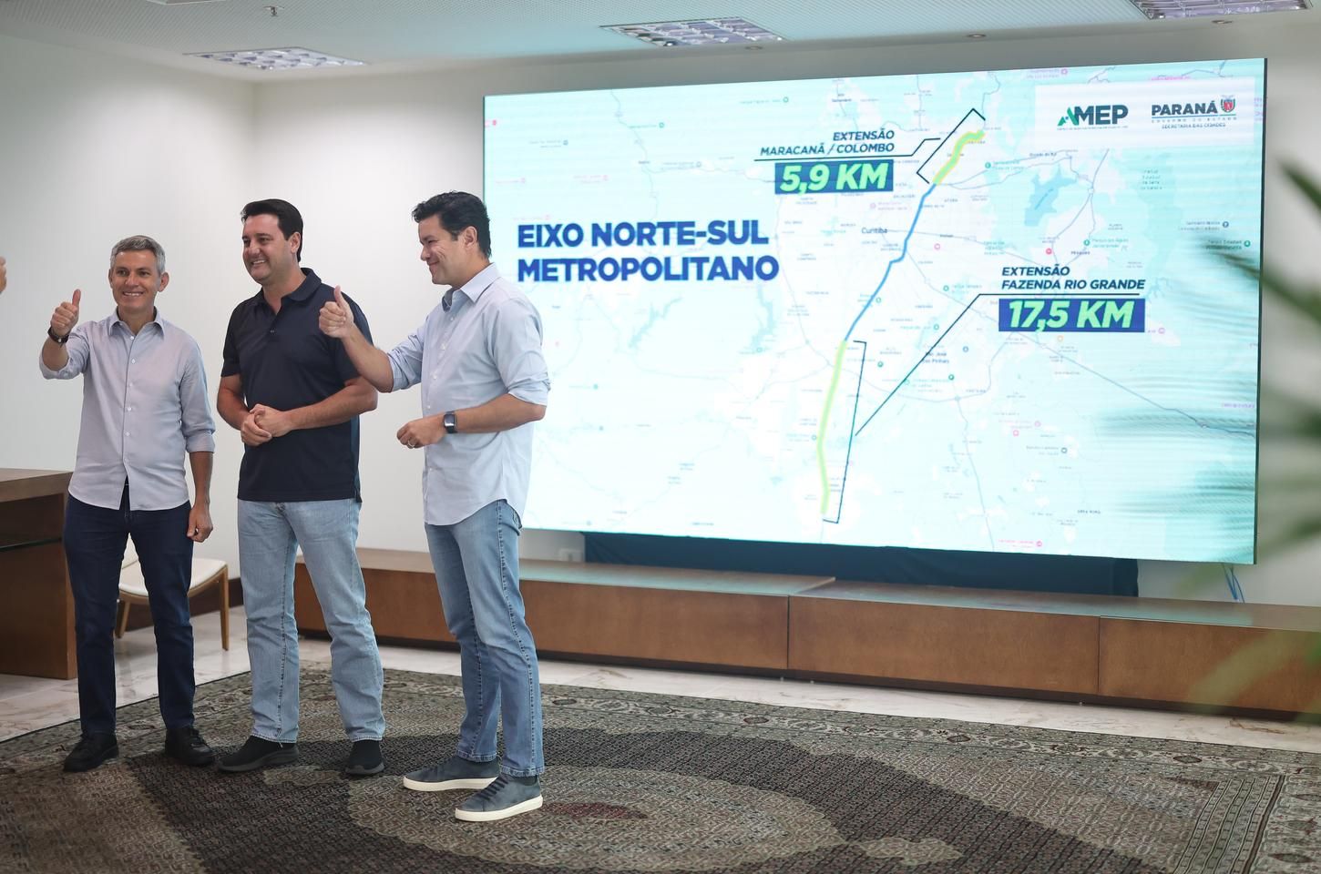 Governo do Paraná anuncia projeto de BRT para ligar Curitiba a Colombo e Fazenda Rio Grande