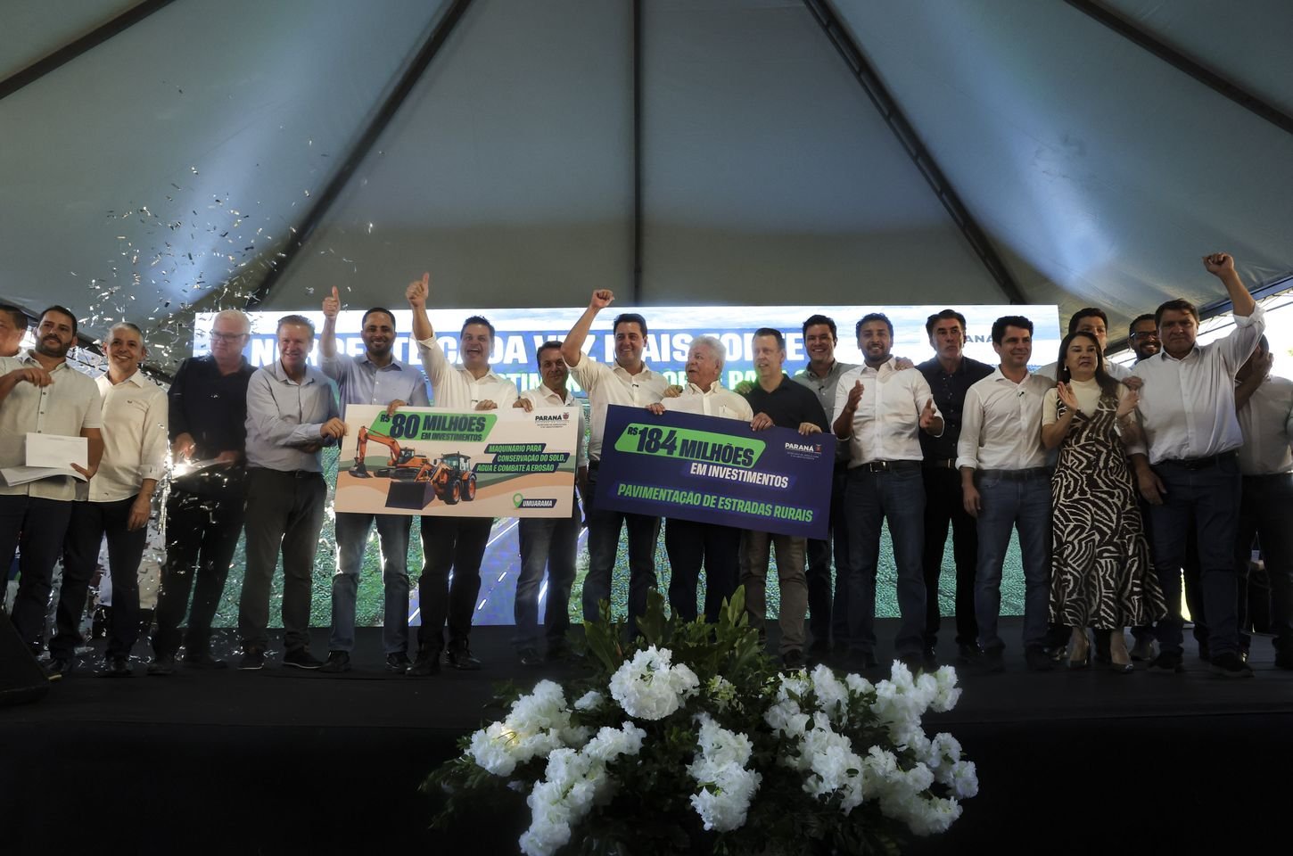 Governo do Paraná anuncia R$ 264 milhões para estradas rurais no Noroeste