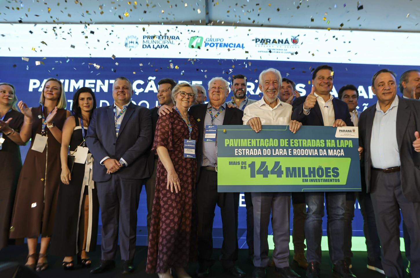 Governo do Paraná inicia obras de pavimentação de rodovias na Lapa