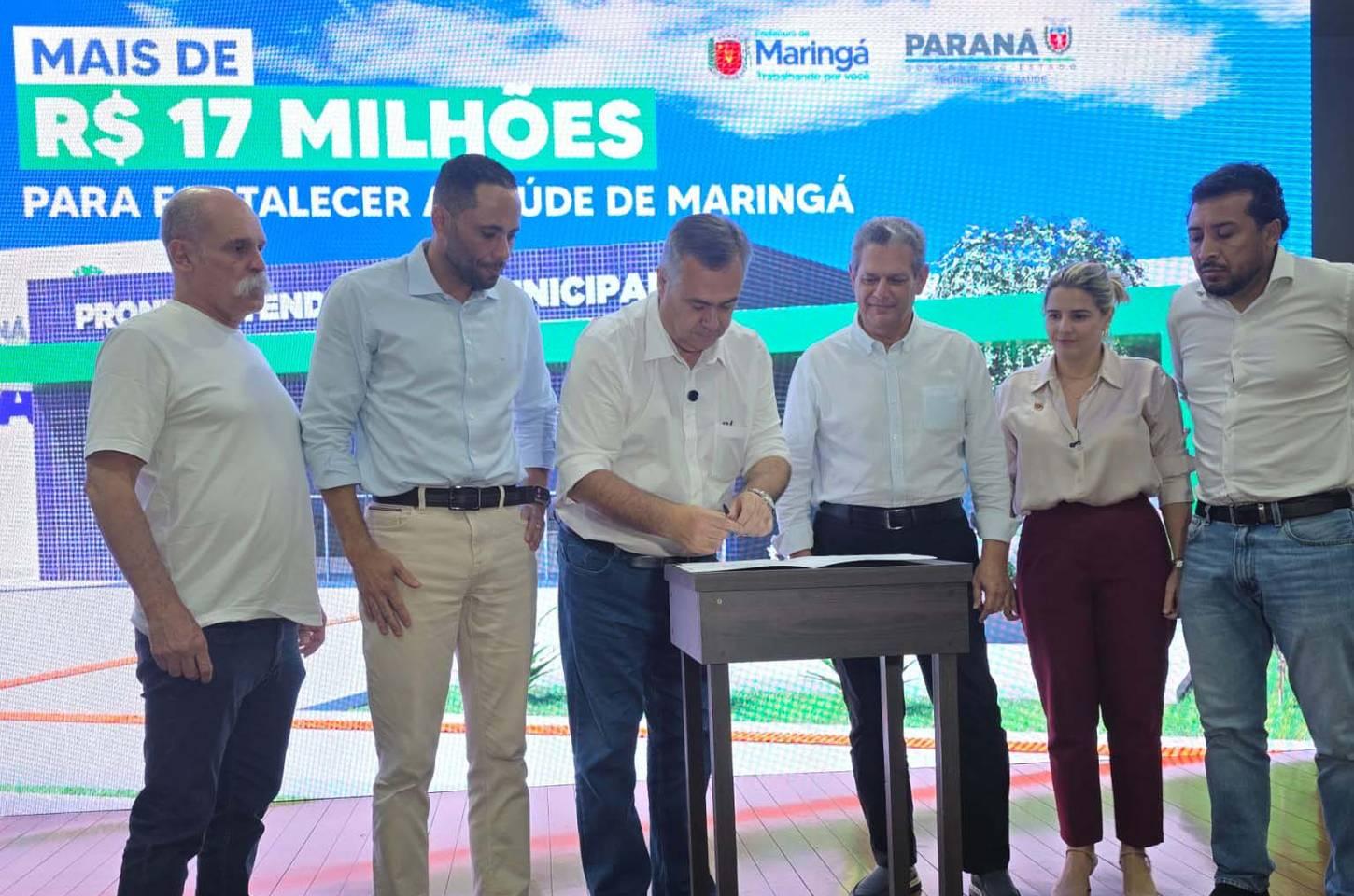 Governo do Paraná investe R$ 17,9 milhões na saúde de Maringá