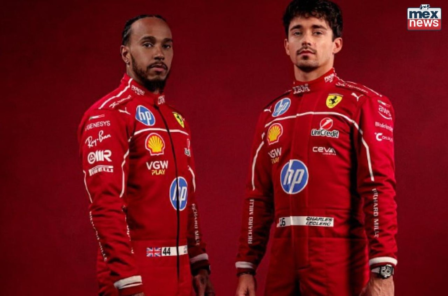 Hamilton e Leclerc: a nova dupla da Ferrari para 2025