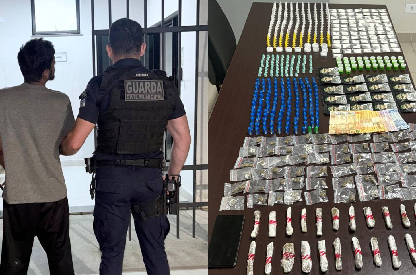 Homem é preso com mais de 600 porções de drogas em Ibiúna