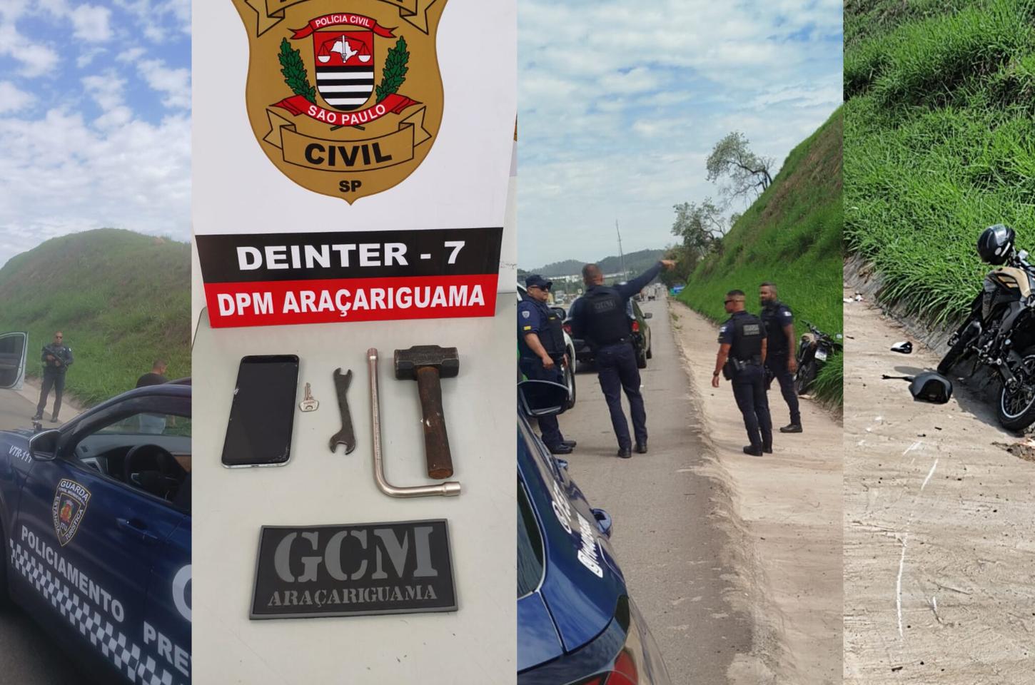 Homem é preso por tentativa de homicídio após perseguição e atropelamento em São Roque