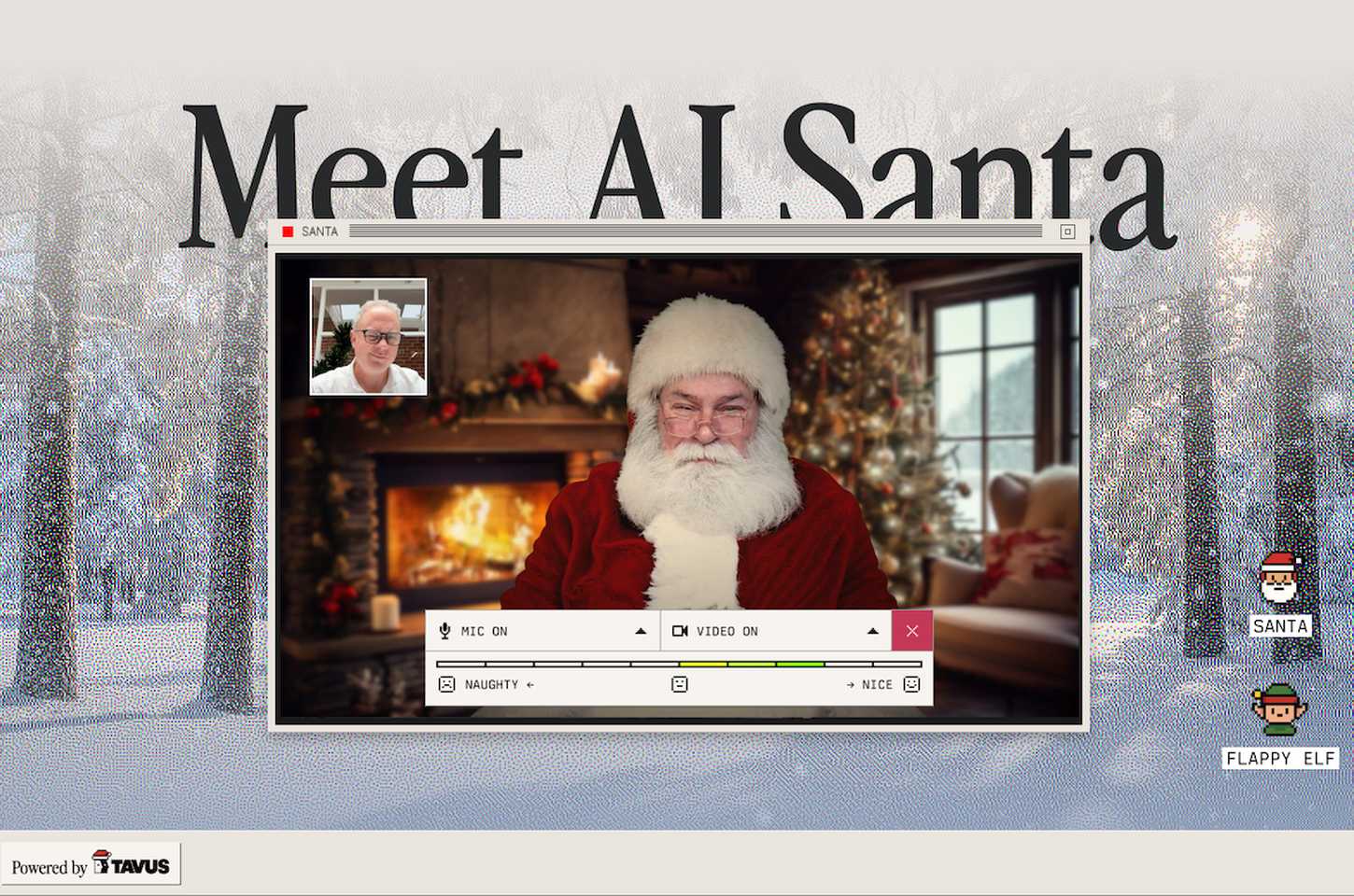 IA Santa: Tavus lança experiência de Natal com avatar expressivo e emocional