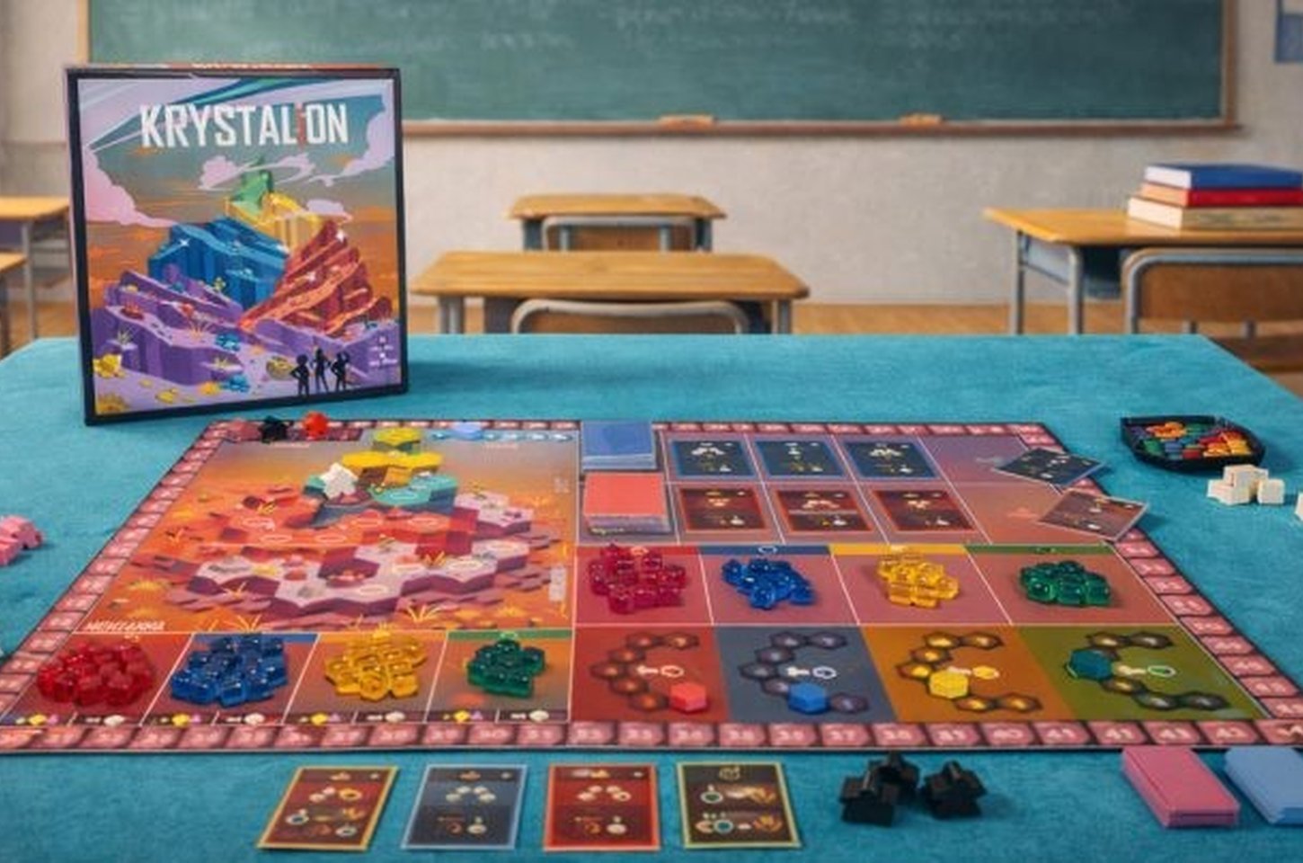 Krystalion: o jogo de tabuleiro que ensina educação financeira nas escolas