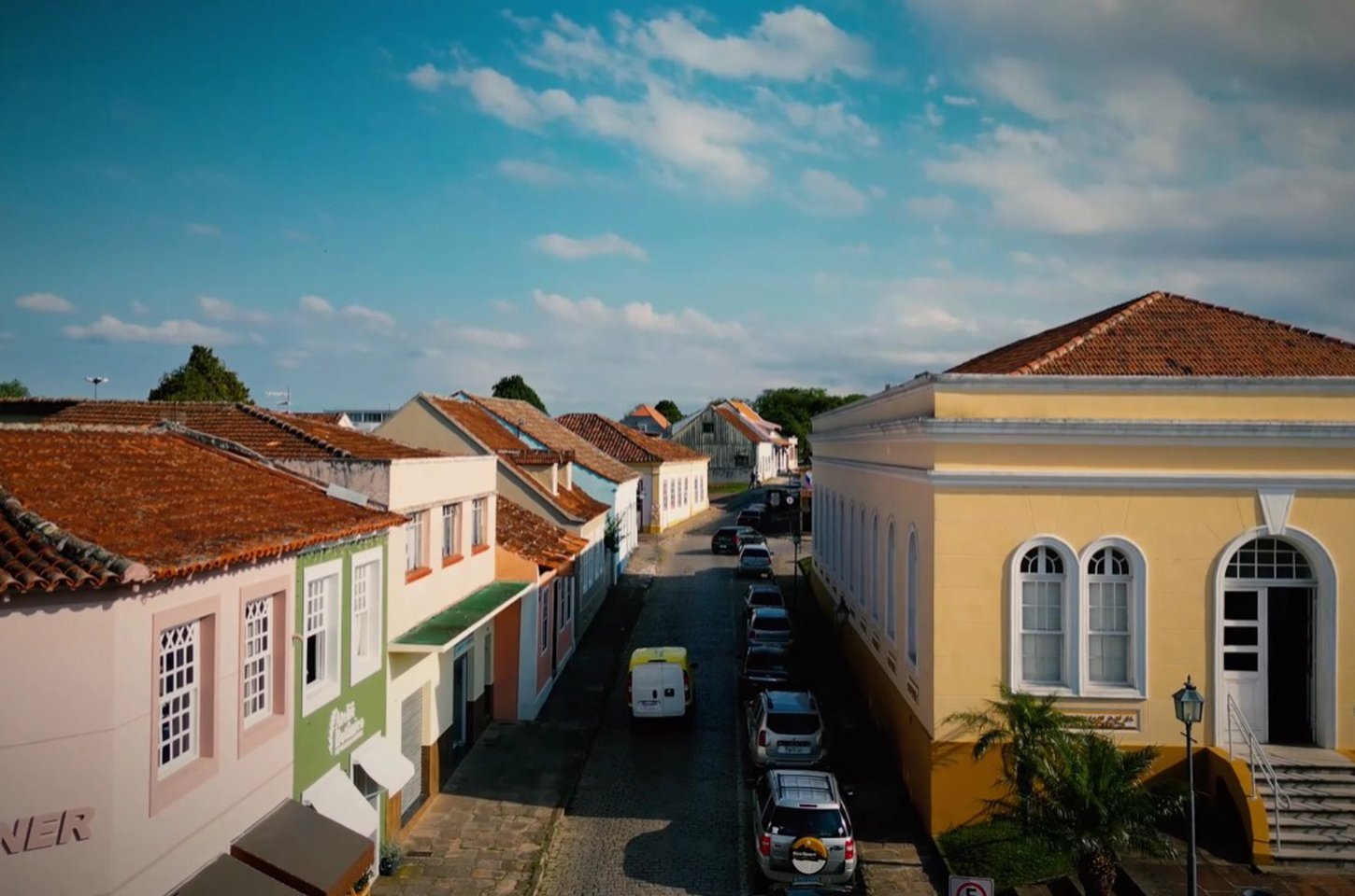 Lapa vista do céu: programa revela patrimônio histórico paranaense