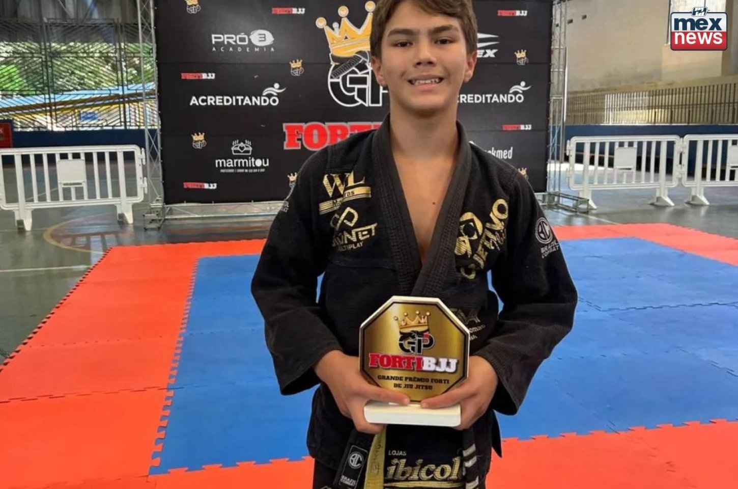 Matheus Camargo brilha no Jiu-Jitsu aos 12 anos