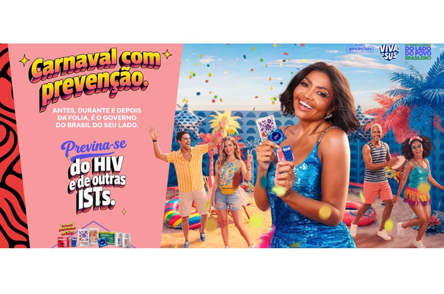 Ministério da Saúde reforça campanha de prevenção às ISTs no carnaval