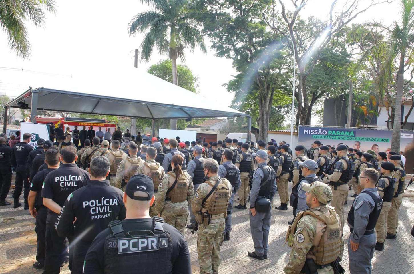 Missão Paraná IV leva segurança pública integrada ao litoral do estado