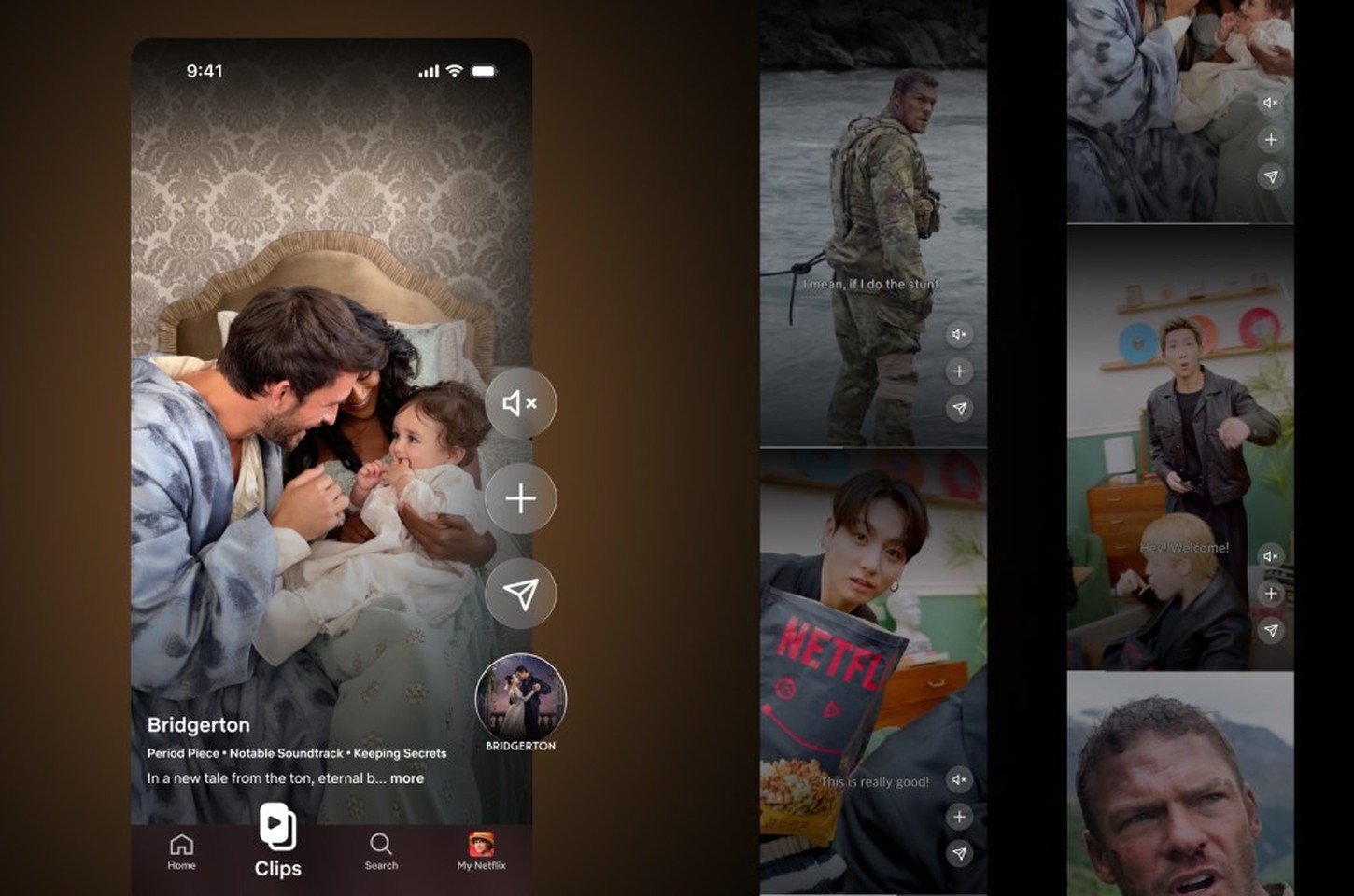 Netflix lança Clips: feed vertical de vídeos para descoberta de conteúdo