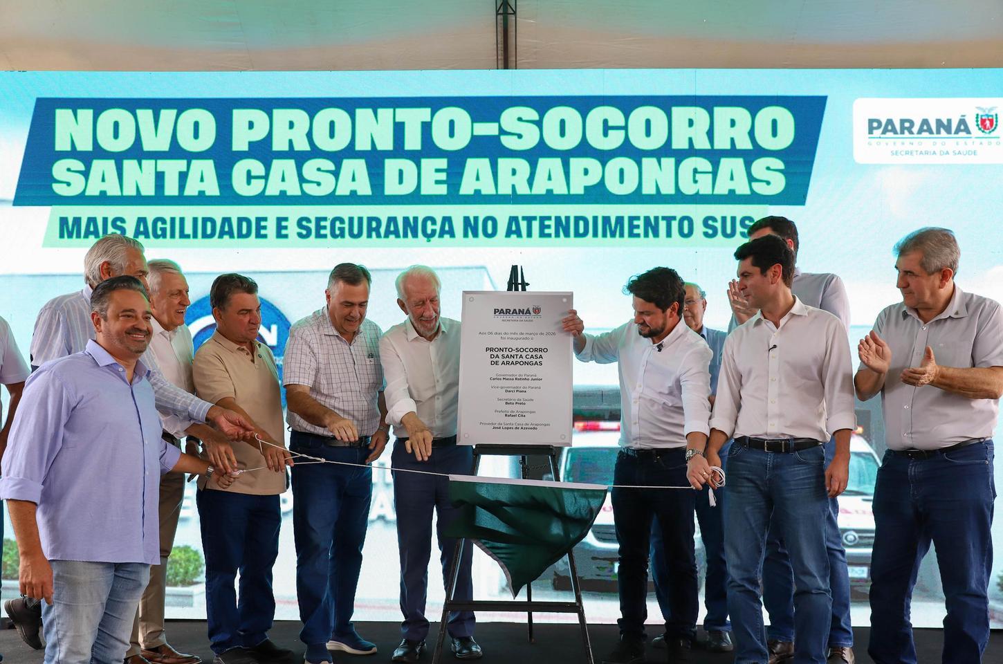 Novo pronto-socorro da Santa Casa de Arapongas é inaugurado após 15 anos de espera