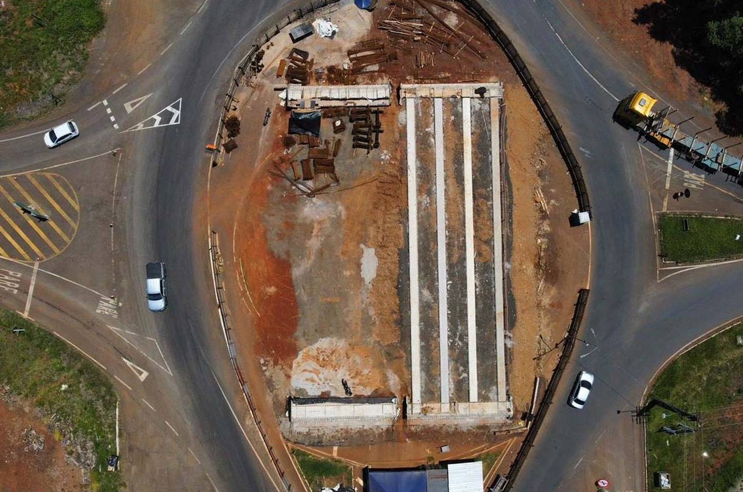 Obra de duplicação da PRC-466 entre Pitanga e Turvo atinge 11,84% de execução