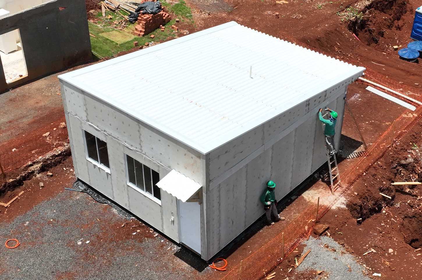 Obras de casas para desabrigados avançam em Rio Bonito do Iguaçu