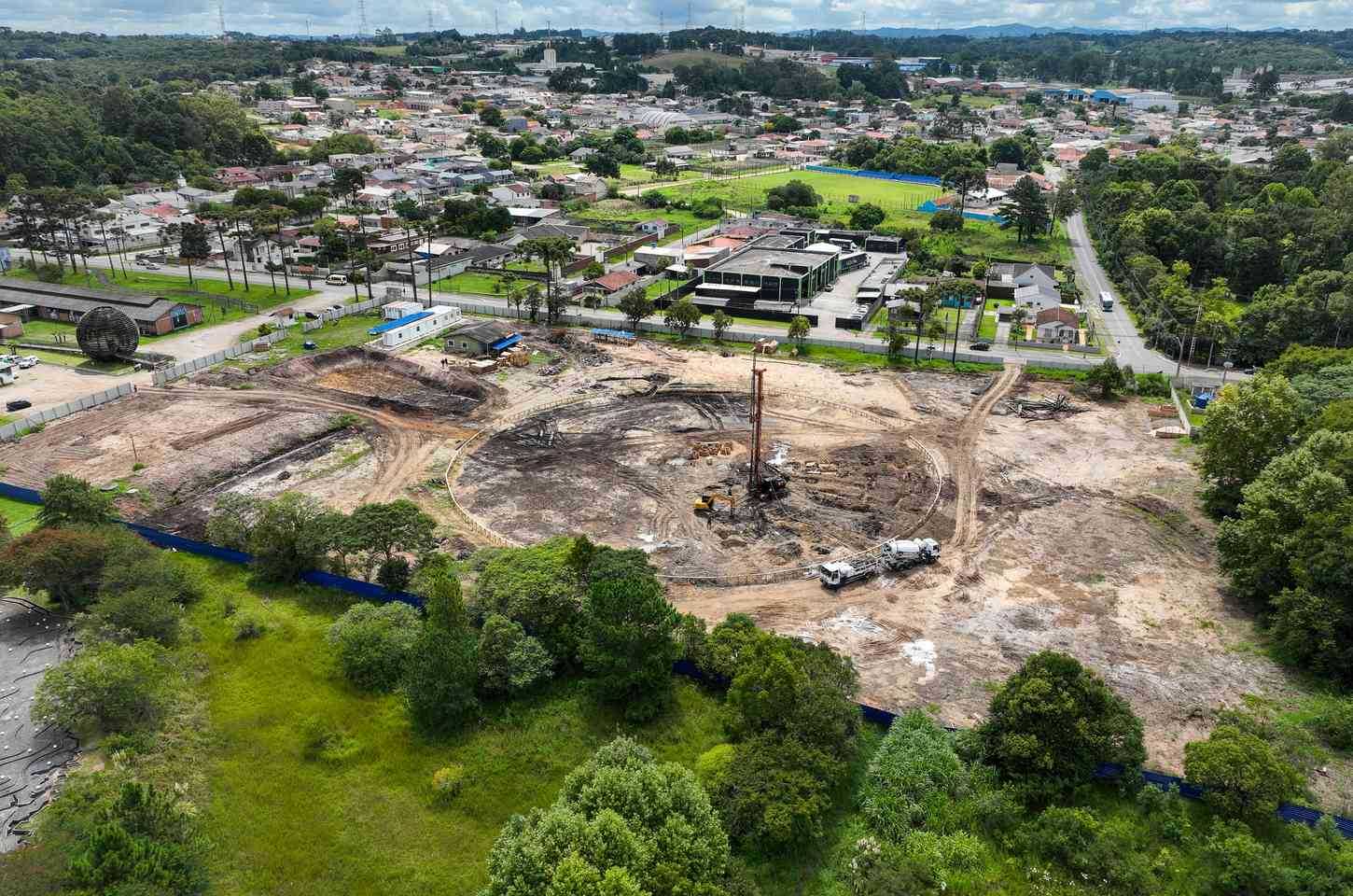 Obras do planetário mais moderno da América Latina avançam em Pinhais