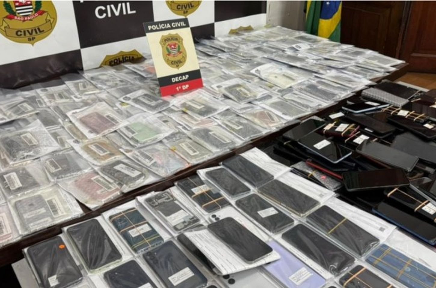 Operação Big Mobile recupera 10,8 mil celulares roubados em SP